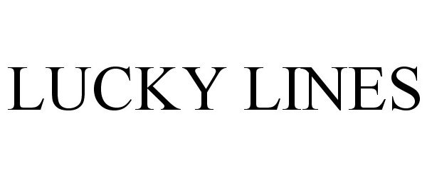 Trademark Logo LUCKY LINES