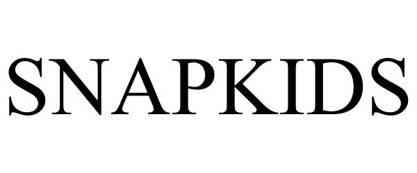 Trademark Logo SNAPKIDS