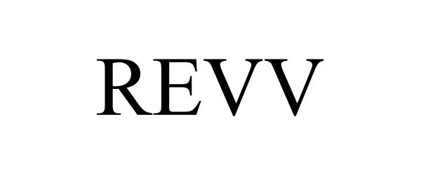 Trademark Logo REVV