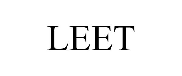 Trademark Logo LEET