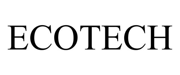 Trademark Logo ECOTECH