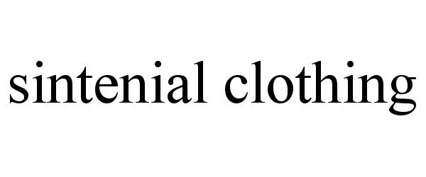  SINTENIAL CLOTHING