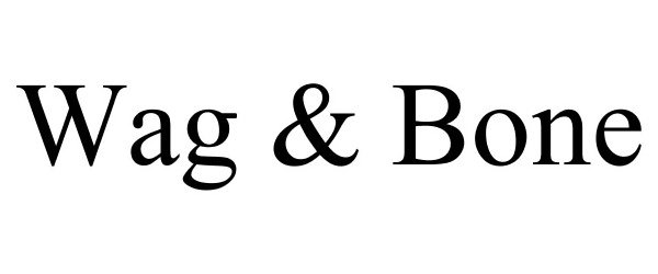 Trademark Logo WAG &amp; BONE
