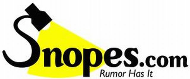 Trademark Logo SNOPES.COM RUMOR HAS IT