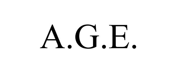 Trademark Logo A.G.E.