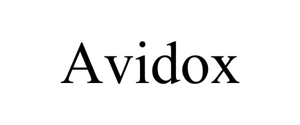 Trademark Logo AVIDOX