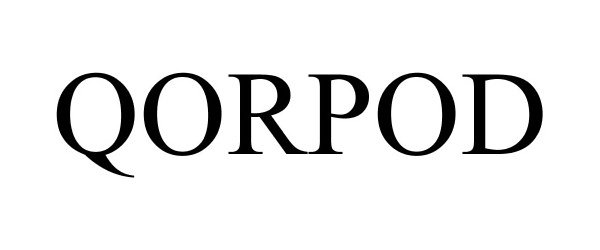 Trademark Logo QORPOD