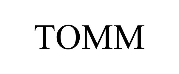 Trademark Logo TOMM