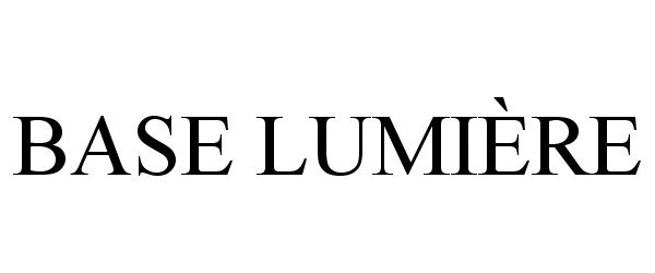 Trademark Logo BASE LUMIÃRE