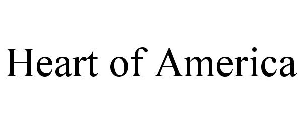 Trademark Logo HEART OF AMERICA