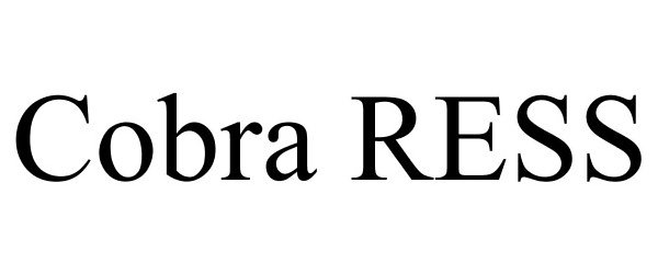 Trademark Logo COBRA RESS