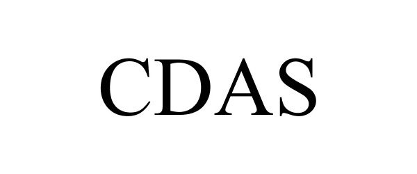 Trademark Logo CDAS