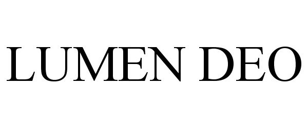 Trademark Logo LUMEN DEO