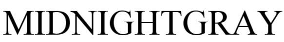 Trademark Logo MIDNIGHTGRAY