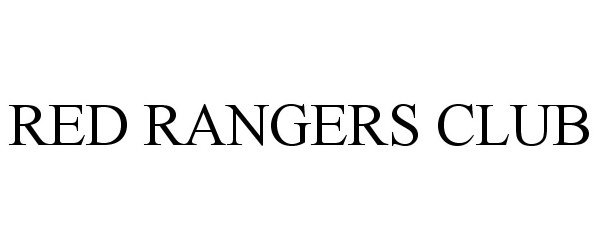  RED RANGERS CLUB