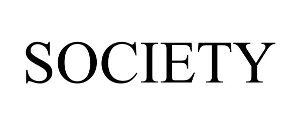 Trademark Logo SOCIETY