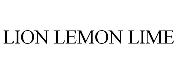 Trademark Logo LION LEMON LIME