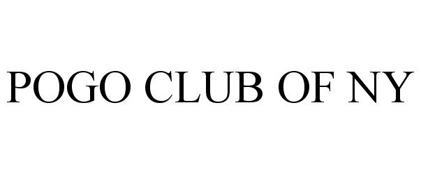  POGO CLUB OF NY