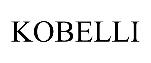 Trademark Logo KOBELLI