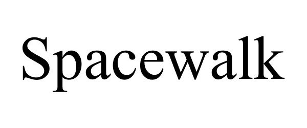 Trademark Logo SPACEWALK