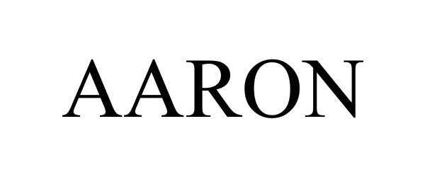 Trademark Logo AARON