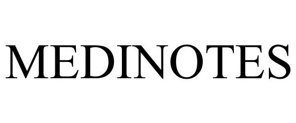 Trademark Logo MEDINOTES