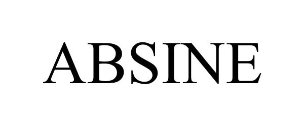 Trademark Logo ABSINE