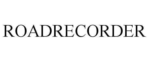 Trademark Logo ROADRECORDER