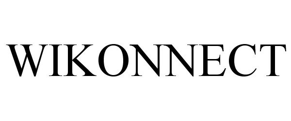 Trademark Logo WIKONNECT