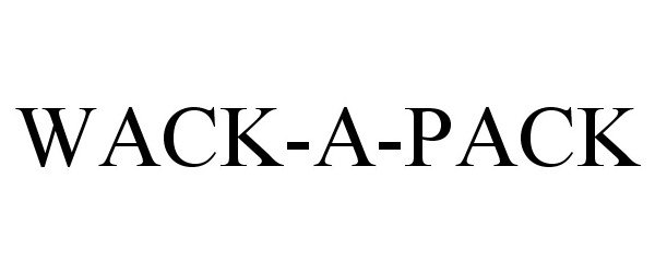 Trademark Logo WACK-A-PACK