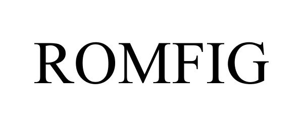 Trademark Logo ROMFIG