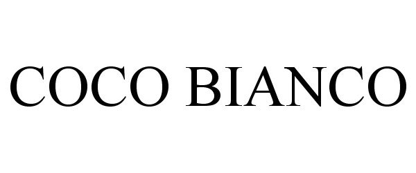 Trademark Logo COCO BIANCO