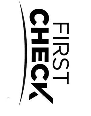 Trademark Logo FIRST CHECK