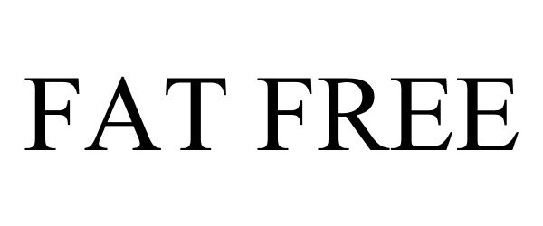 Trademark Logo FAT FREE