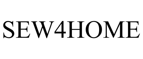 Trademark Logo SEW4HOME