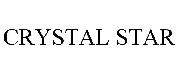 Trademark Logo CRYSTAL STAR