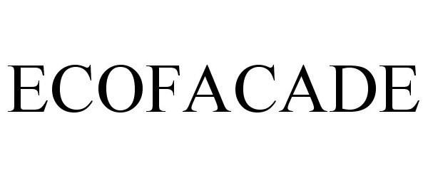 Trademark Logo ECOFACADE