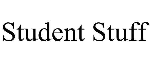 Trademark Logo STUDENT STUFF