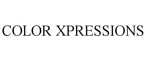 Trademark Logo COLOR XPRESSIONS