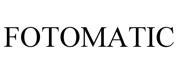 Trademark Logo FOTOMATIC