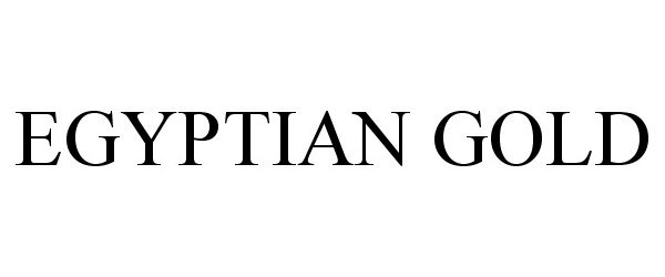 Trademark Logo EGYPTIAN GOLD