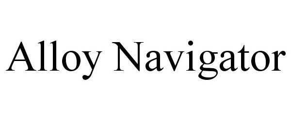  ALLOY NAVIGATOR