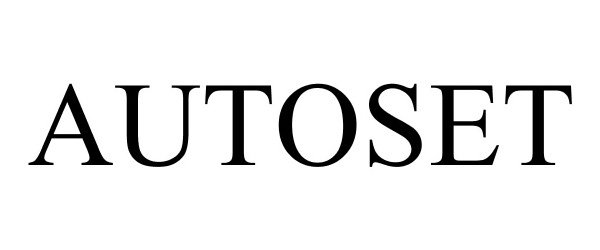 Trademark Logo AUTOSET