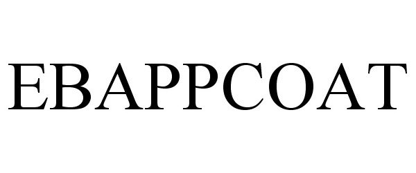 Trademark Logo EBAPPCOAT