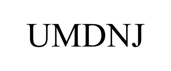 Trademark Logo UMDNJ