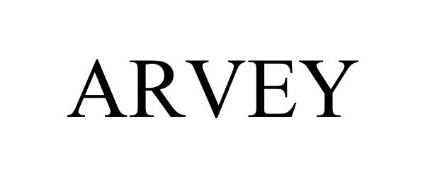 Trademark Logo ARVEY