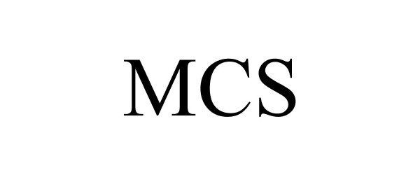 Trademark Logo MCS