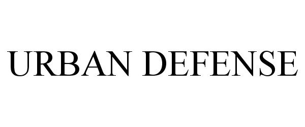 Trademark Logo URBAN DEFENSE
