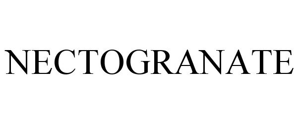 Trademark Logo NECTOGRANATE