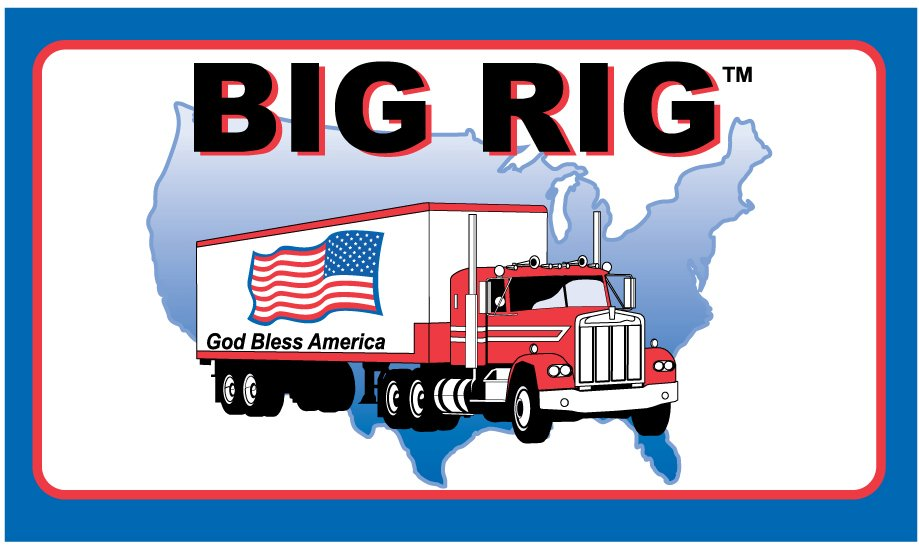 Trademark Logo BIG RIG GOD BLESS AMERICA